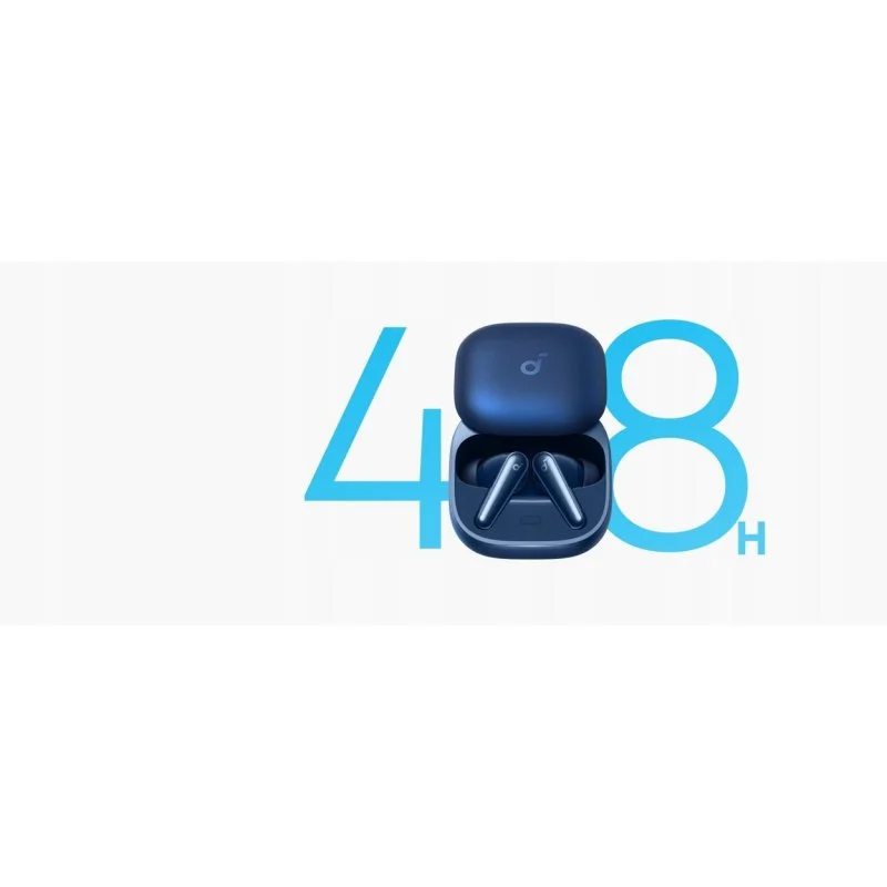 Detalle de Soundcore Liberty 5: auriculares Bluetooth 5.4 con ANC adaptativa e IP55 (azul)