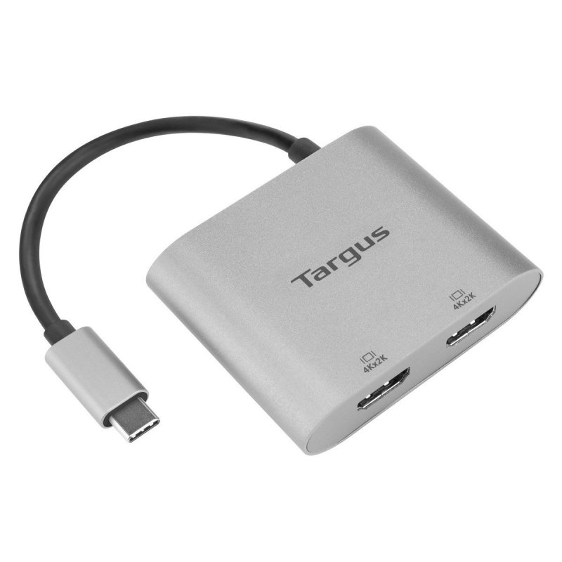 Detalle 2 de Targus ACA947EU Adaptador USB-C 3.2 Gen1 a 2x HDMI: doble estación de trabajo portátil