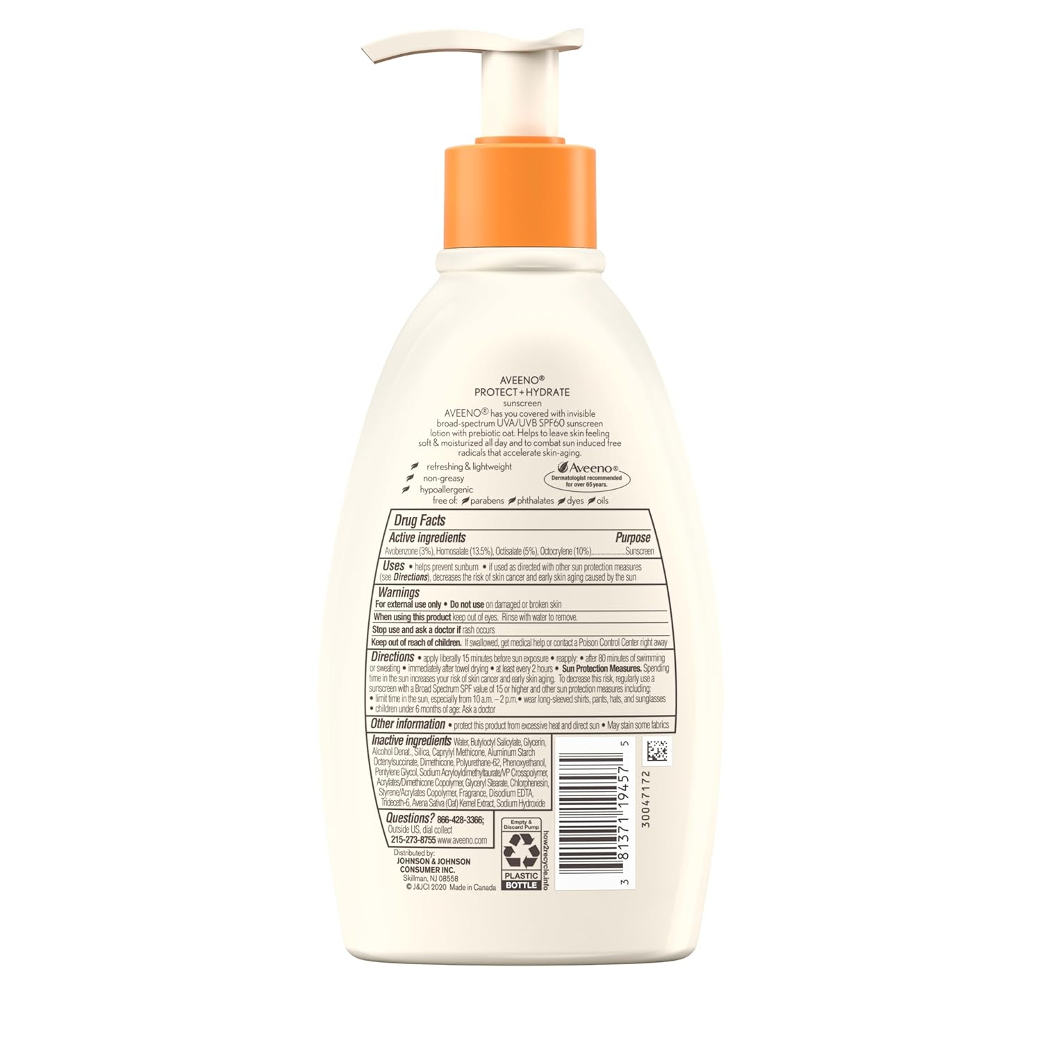 Thumbnail 6 de Aveeno Protect + Hydrate SPF60 moisturizing lotion 12 fl oz