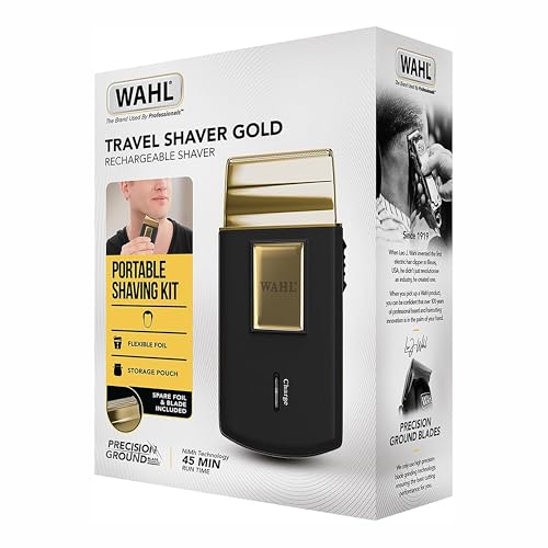 Detalle 2 de Wahl Travel Shaver Gold Edition afeitadora eléctrica sin cable