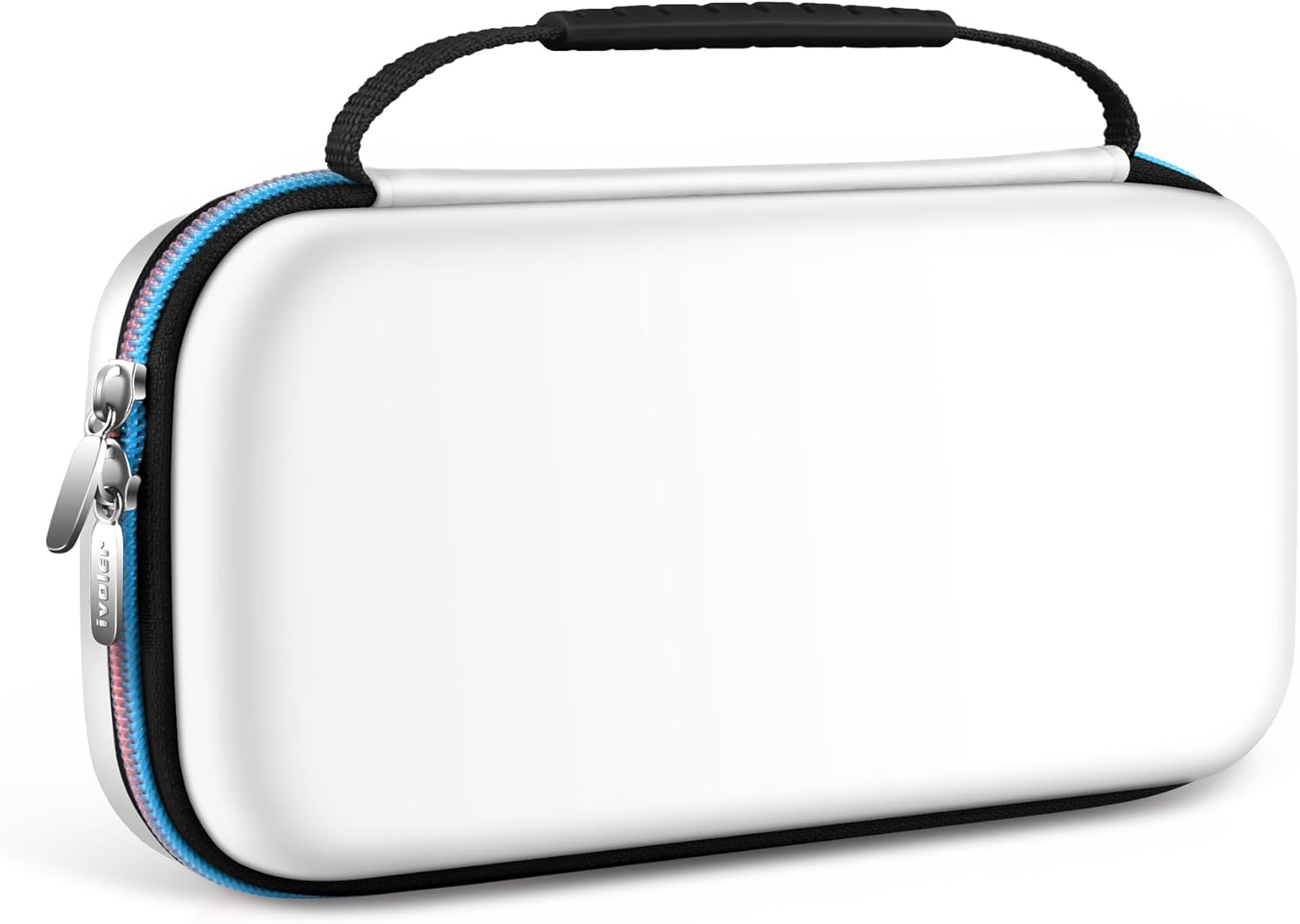 Detalle de ivoler Carry Case for Nintendo Switch 2 (2025 Model) in white – protective hard shell travel pouch