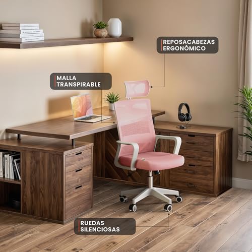 Thumbnail 5 de JUPPLIES Silla de Oficina Ergonómica 🪑 Ajustable y Reclinable