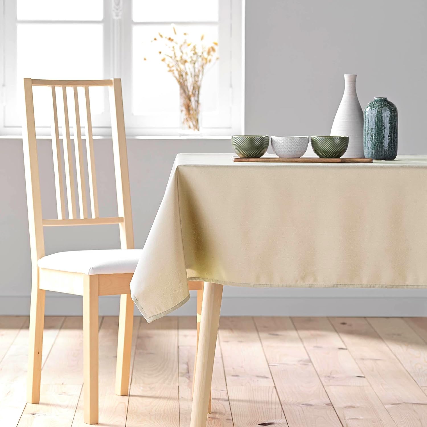 Thumbnail 6 de NAPPE RECTANGLE 140 x 250 cm Polyester Uni Essentiel Blanc