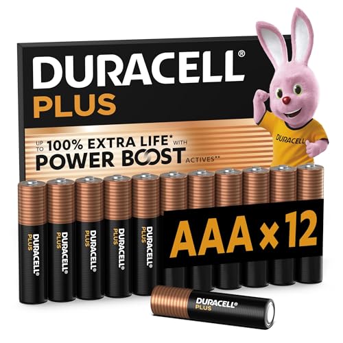 Detalle de Duracell AAA Plus Piles Alcalines (Lot de 12) 1,5V – LR03