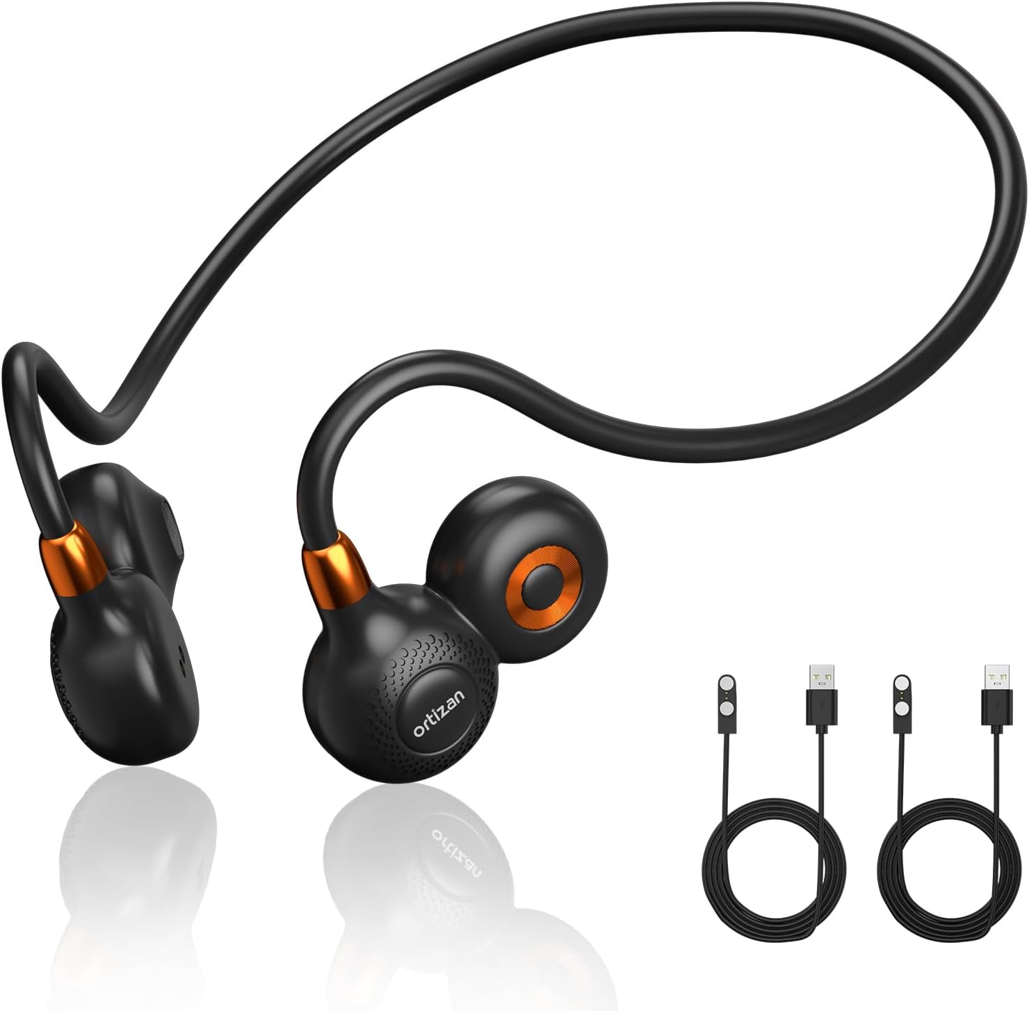 Detalle de Ortizan Running Headphones – Open-Ear Bluetooth Sports Earphones (19g)