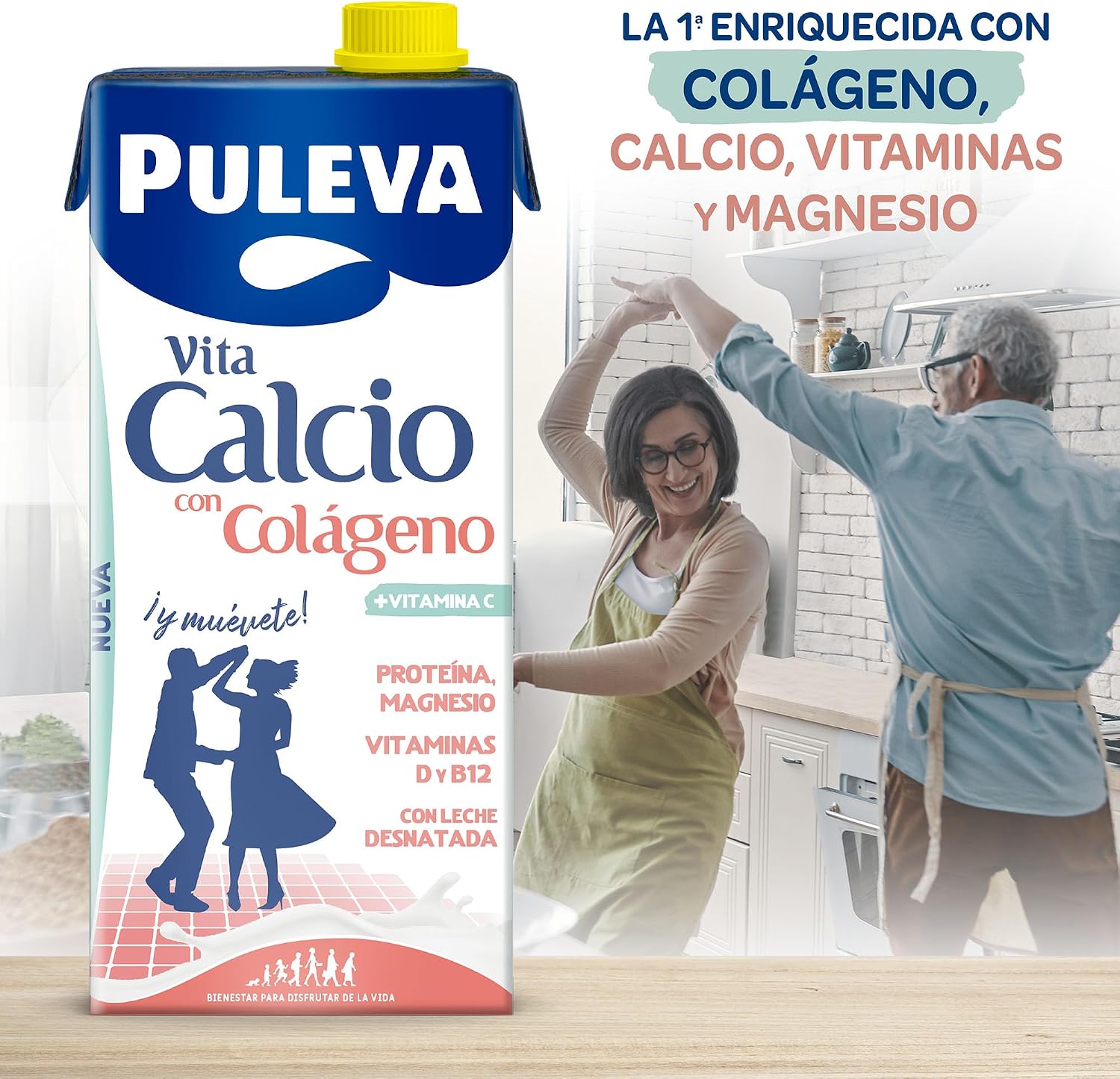 Thumbnail 4 de Puleva Vita Calcio Leche desnatada 6x1L