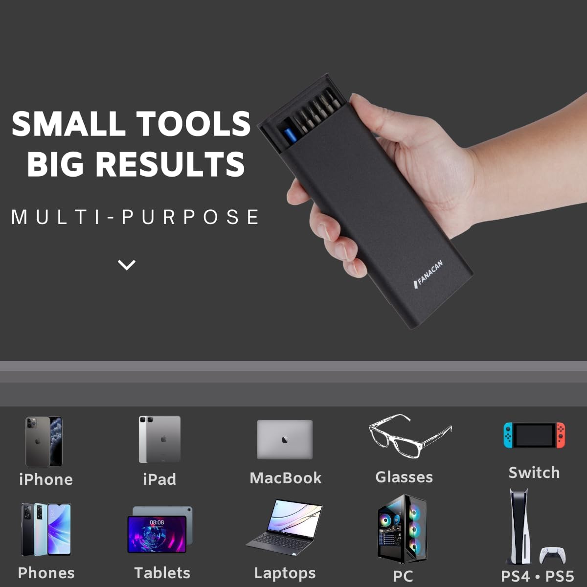 Thumbnail 1 de FANACAN Precision Mini Screwdriver Set – The Ultimate Electronics Repair Tool Kit