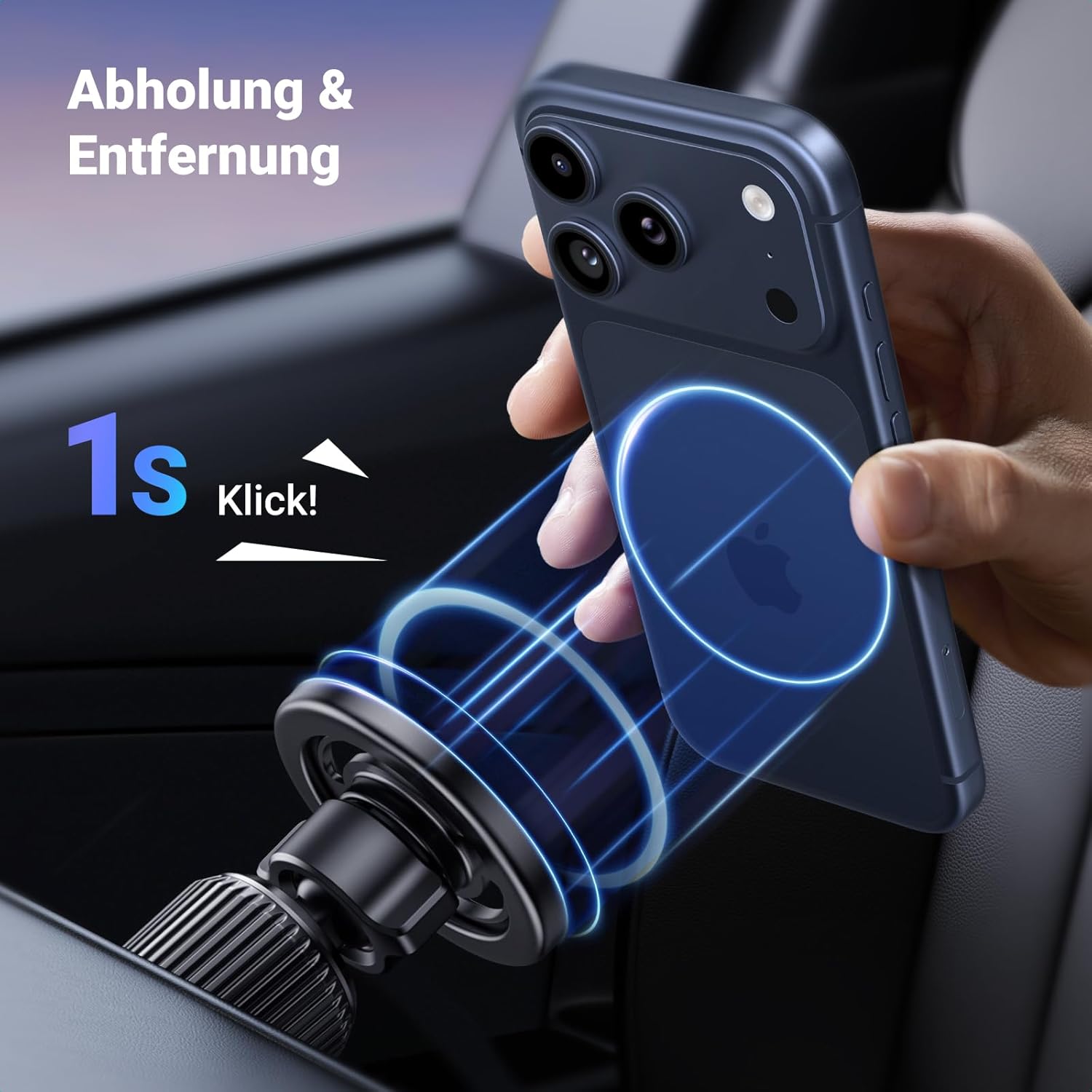Detalle de UGREEN Handyhalterung Auto 20 Magnete