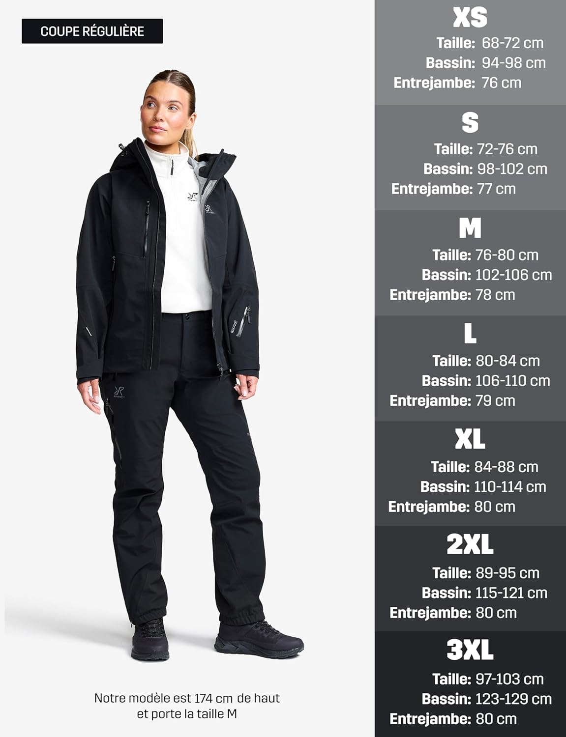 Thumbnail 2 de RevolutionRace Cyclone 3L Shell Pants pour Femme – Pantalon imperméable 3L with Récco Recco pour la Randonnée