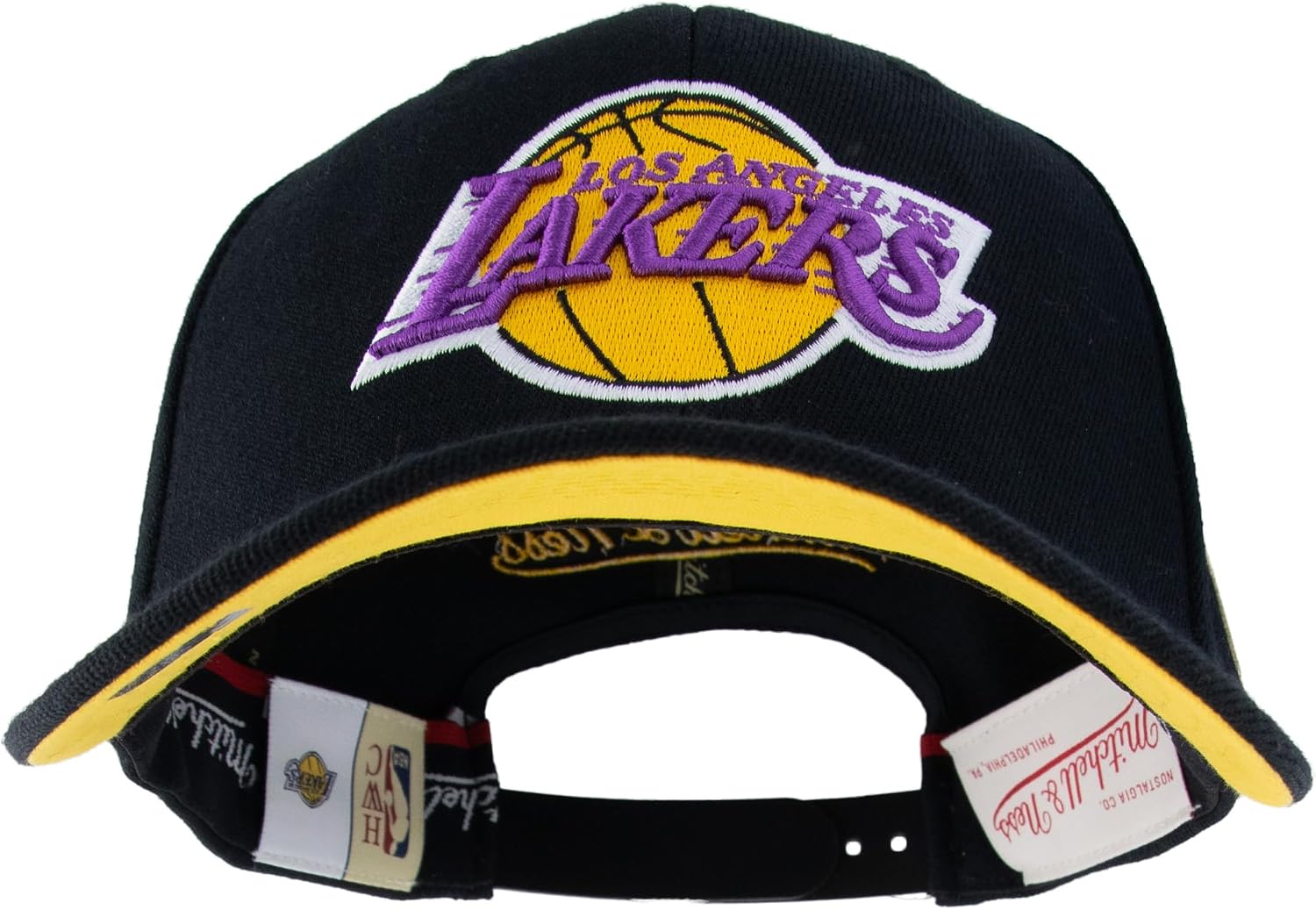 Detalle 2 de Mitchell & Ness HWC Cappellino Lakers nero Taglia unica