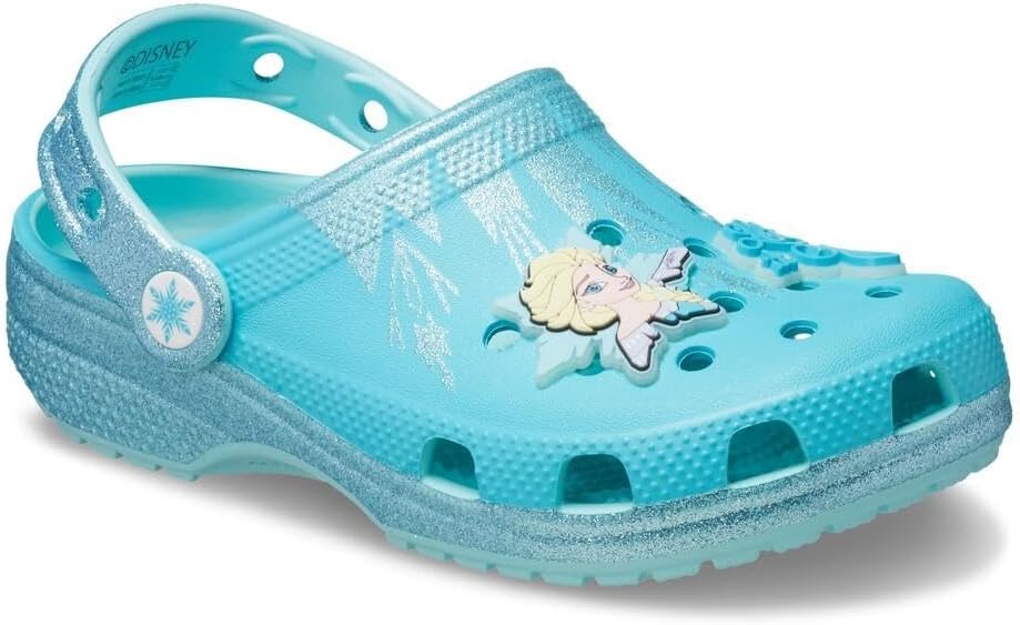 Detalle de Crocs Unisex Kids Frozen Elsa Classic Clog