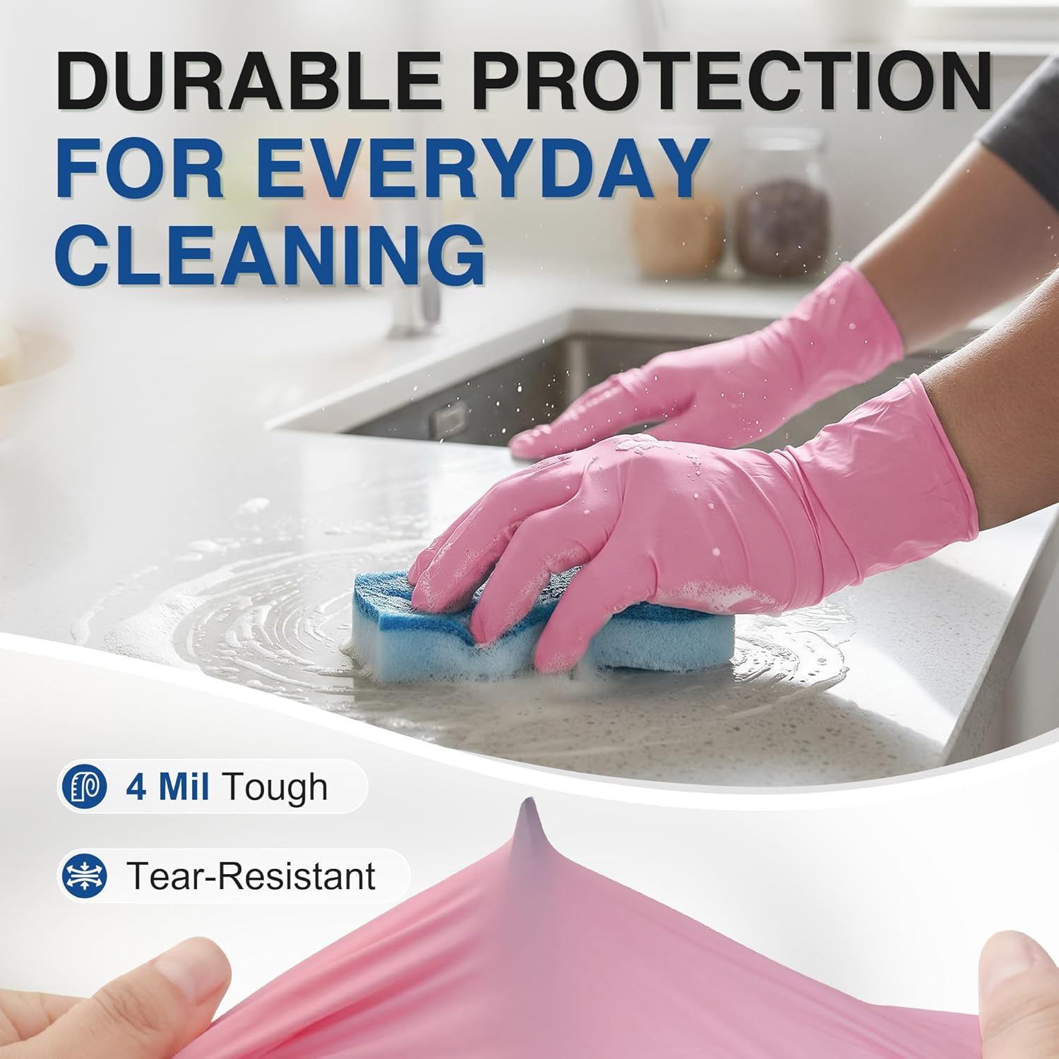 Thumbnail 2 de Schneider Nitrile Exam Gloves: 4-mil, Latex-Free, Powder-Free, Food Safe
