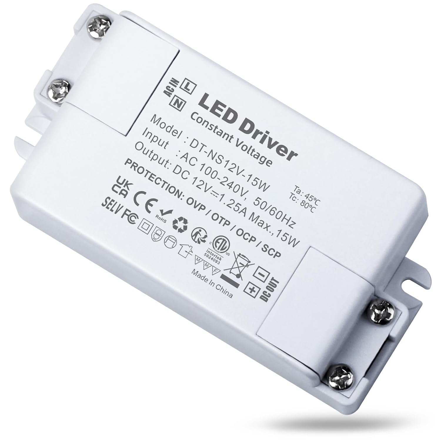 Detalle de REYLAX LED Transformator 12V 15W