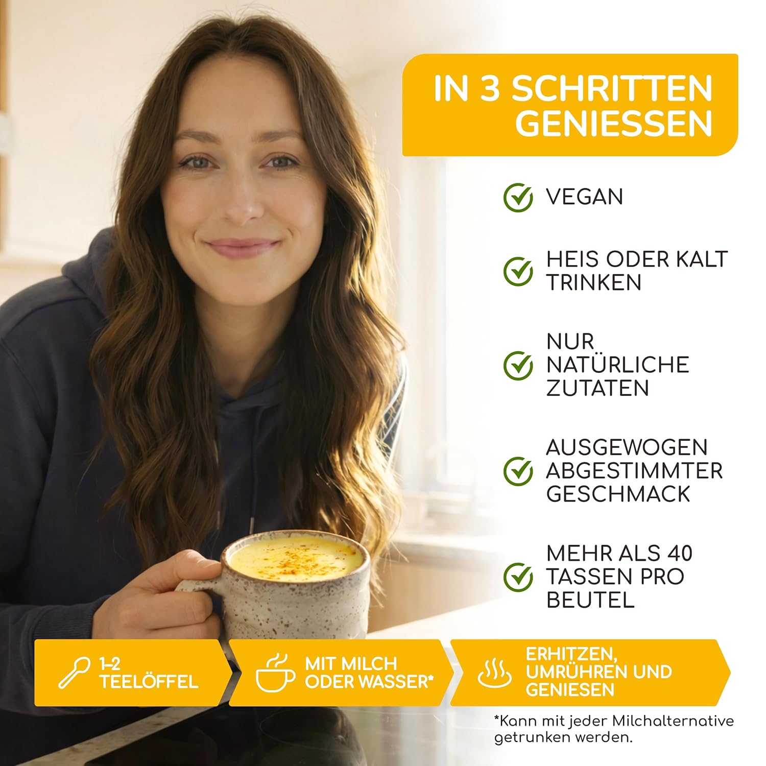 Thumbnail 4 de Raibu Goldene Milch Pulver BIO 500g