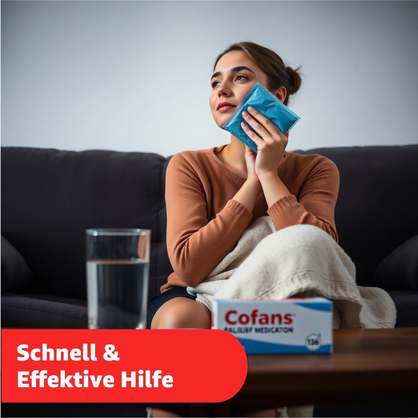 Thumbnail 5 de 2x Kalt/Warm Kompressen (Kühlpads & Gelkissen) 29x12 cm – MADE IN GERMANY