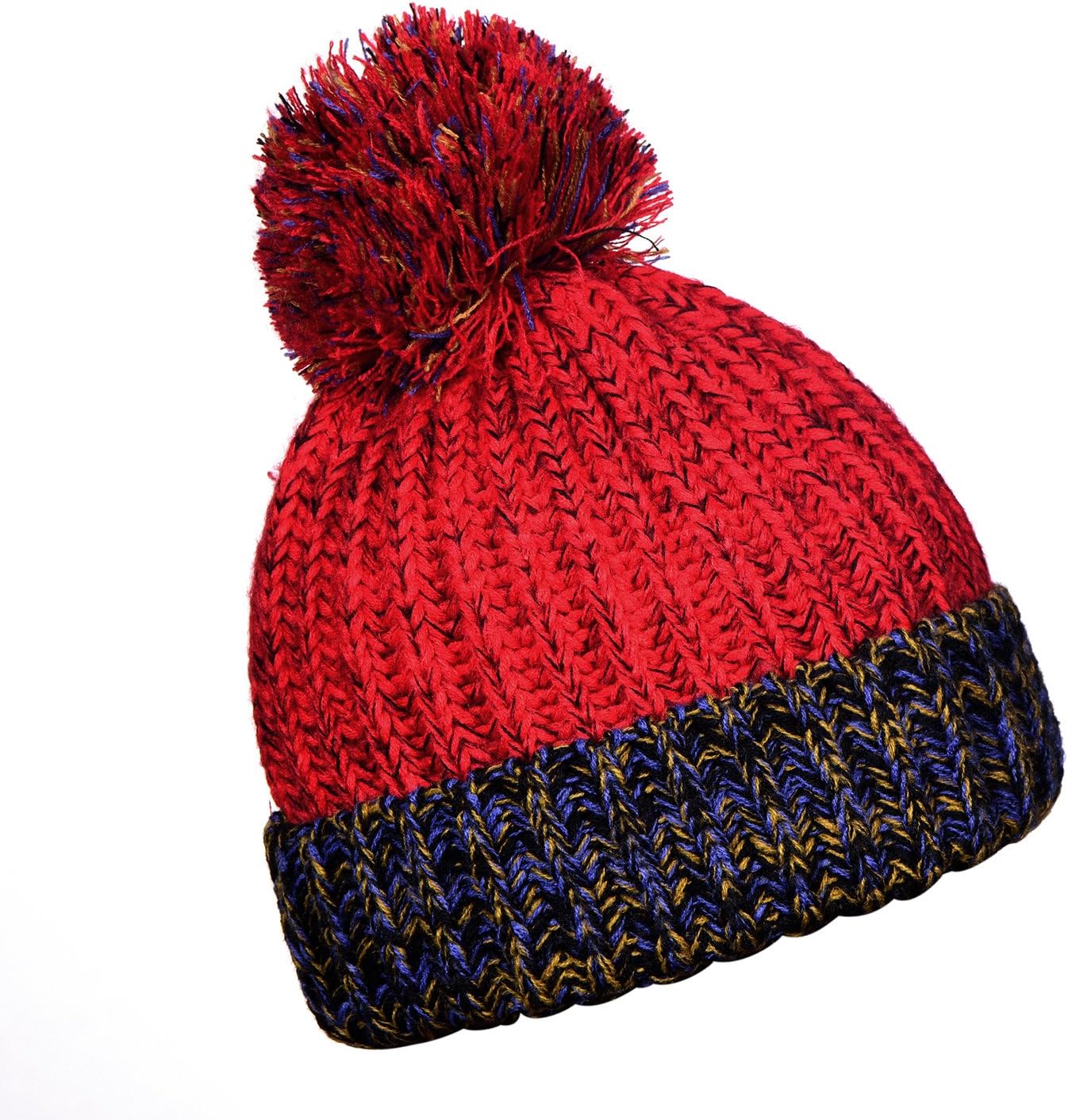 Thumbnail 4 de DonDon Bonnet d'hiver avec Pompon pour Dames — Doux, Chaud et Doublé