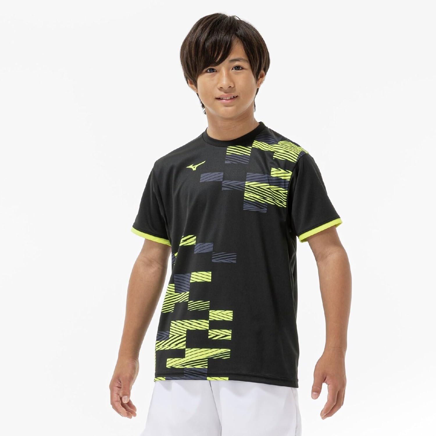 Detalle de ミズノ 62JAD422 子ども用ゲームシャツ 吸汗速乾・動きやすいユニセックスモデル