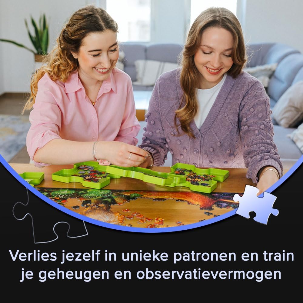Thumbnail 6 de Trefl Miauw legpuzzel met 1.000 stukjes, kattenafbeelding en poster
