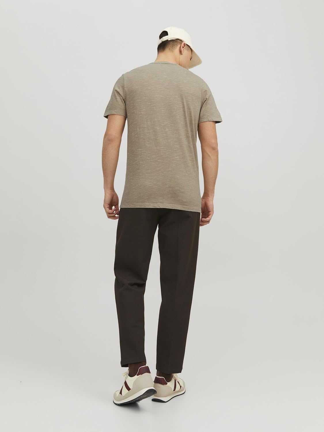 Thumbnail 2 de JACK & JONES T-Shirt Melange Split Neck – T‑shirt da uomo con scollo diviso