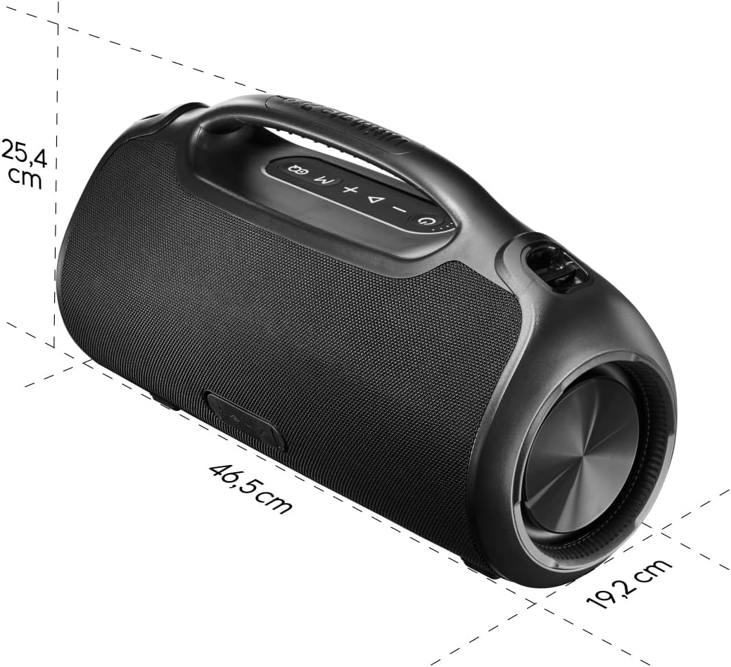 Thumbnail 6 de Hama Bluetooth Lautsprecher Outdoor 120W (IPX6, App, 24h Akku, TWS, USB-C/3,5 mm/6,3 mm) schwarz