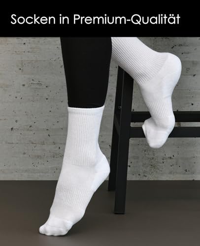 Thumbnail 5 de NYME Chaussettes de tennis noir et blanc – pack de 6 ⚙
