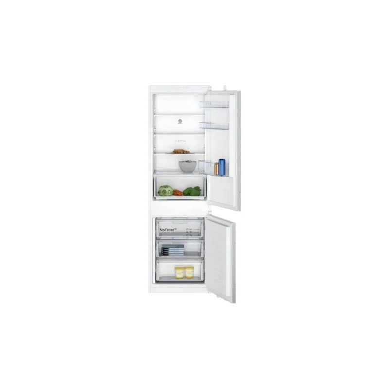 Detalle de Balay Combi Integrable 177 cm NoFrost 260 L: refrigerador con puerta deslizante y EcoAirFlow