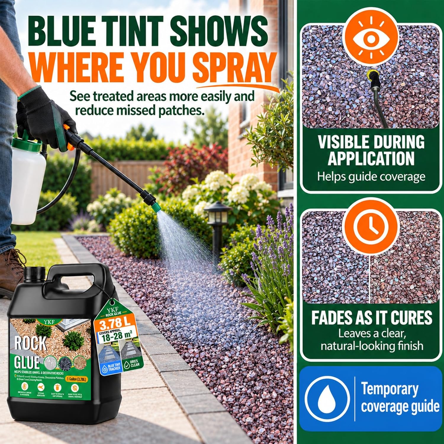 Detalle 2 de YKF Gravel Glue, 1 Gallon Kit