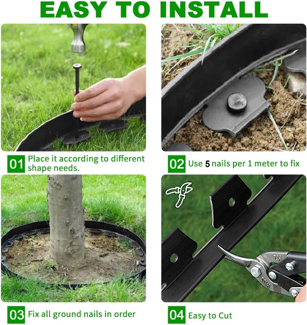 Thumbnail 2 de 10M Garden Edging Borders 10cm high