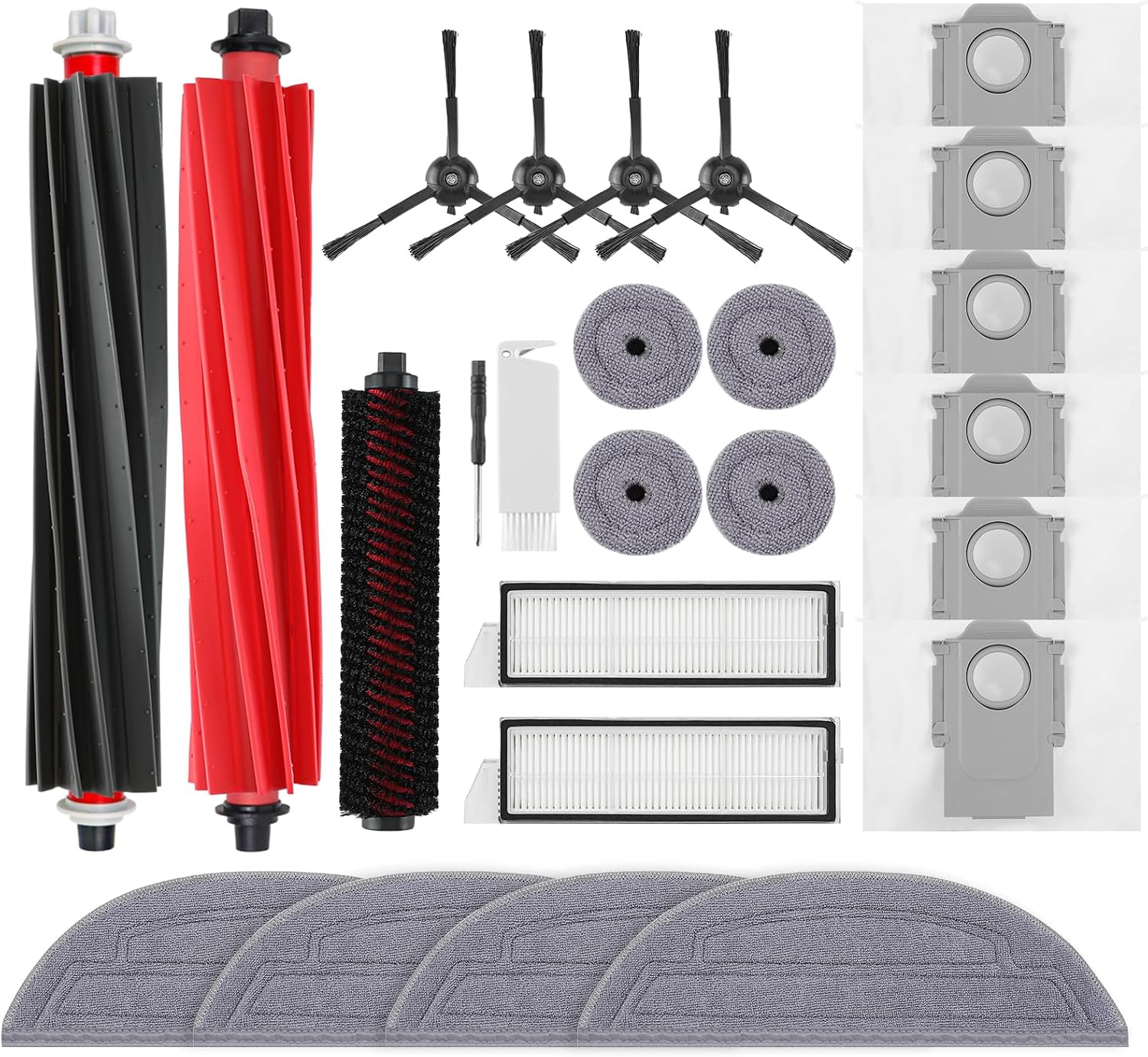 Detalle de VIEWALL S8 MaxV Ultra Accessory Kit for Roborock Vacuum Cleaner