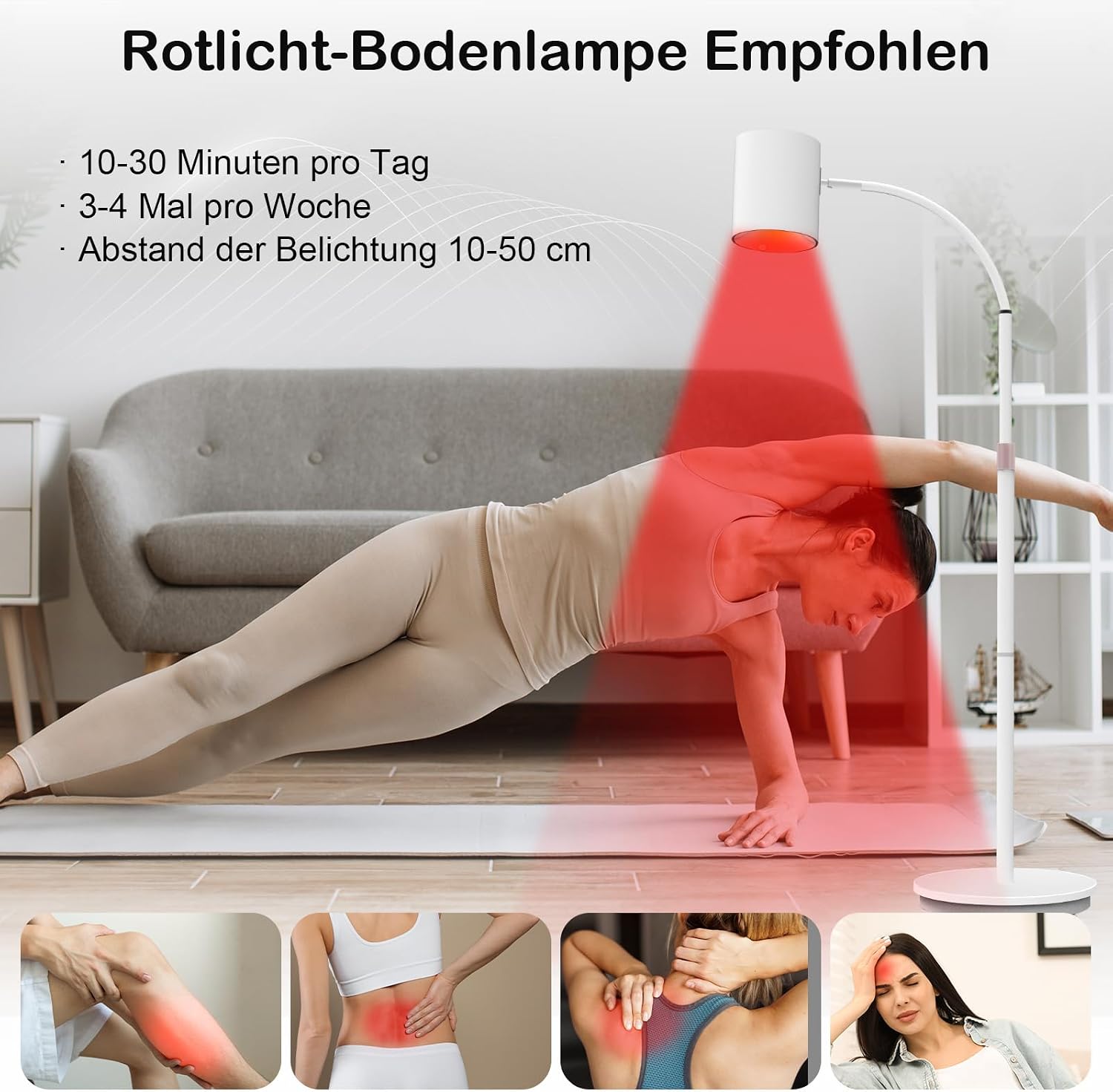 Thumbnail 3 de Relhafethy Floor Rotlichtlampe 660/850/940 nm