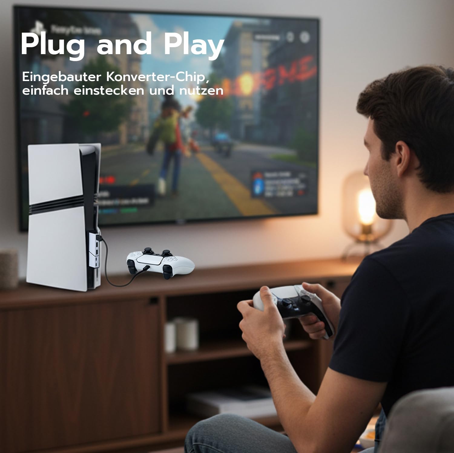 Detalle 2 de USB-Hub für PS5 Slim mit 5 Ports