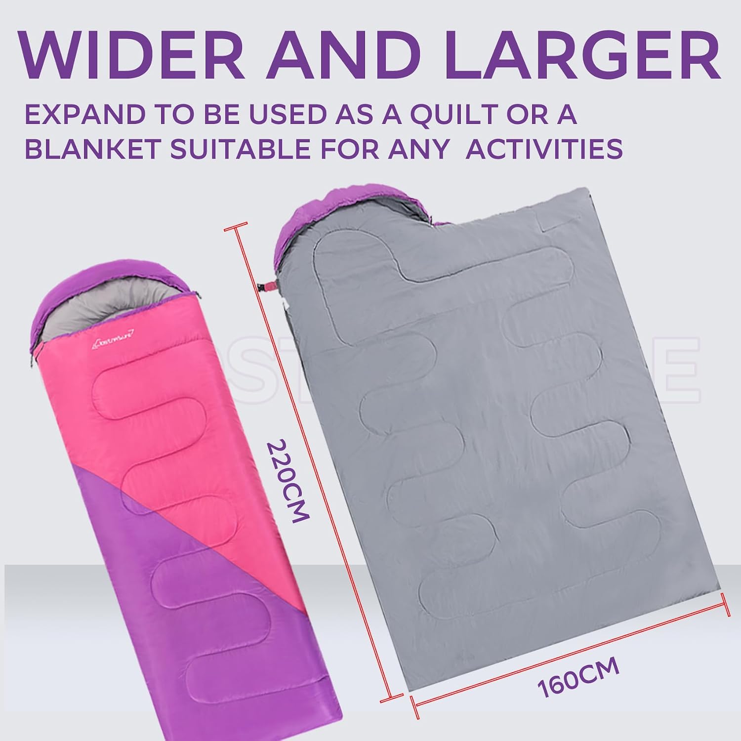 Thumbnail 4 de Clostnature Sleeping Bag 220x80cm, 1.3kg