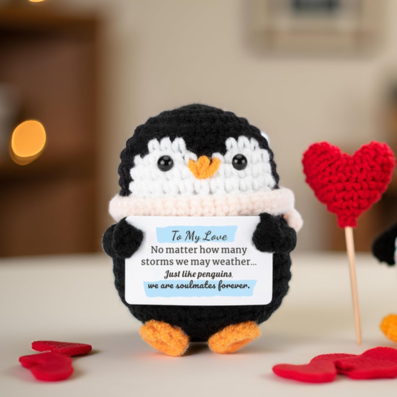 Thumbnail 4 de HONZEE I Love You Penguin plush gift for couples