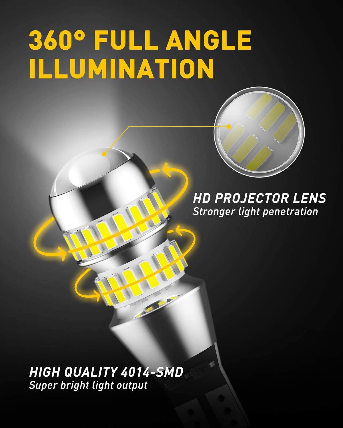 Detalle de AUXITO LED Reverse Light Bulbs 921