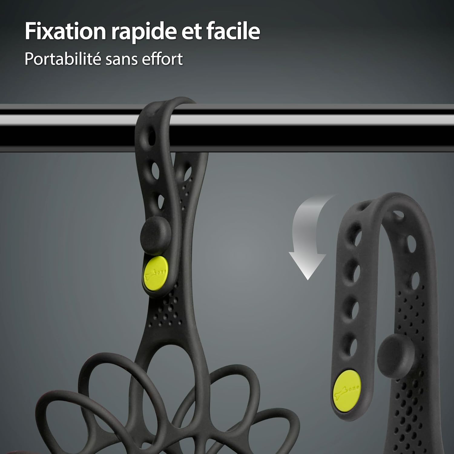 Thumbnail 2 de Bone Shoe Tie : housse en silicone légère et compacte pour transporter et sécher vos chaussures