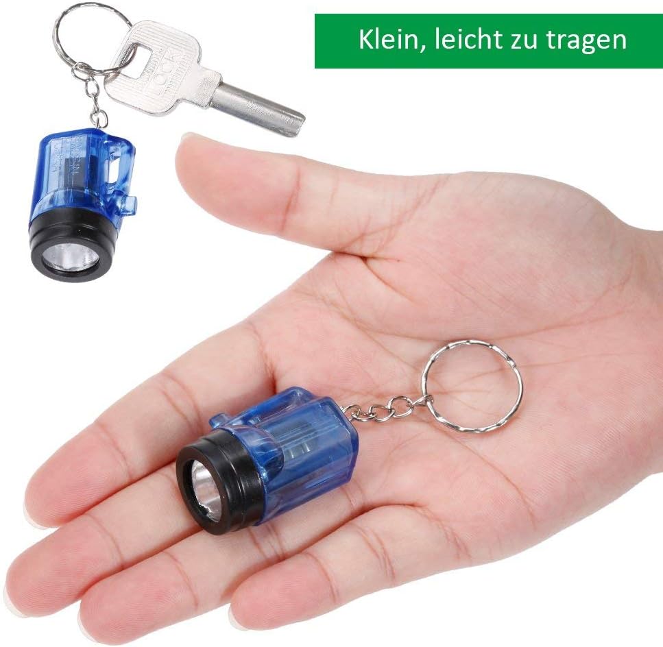 Thumbnail 5 de GOLDGE Mini torce LED portachiavi 24 pezzi, compatte e colorate