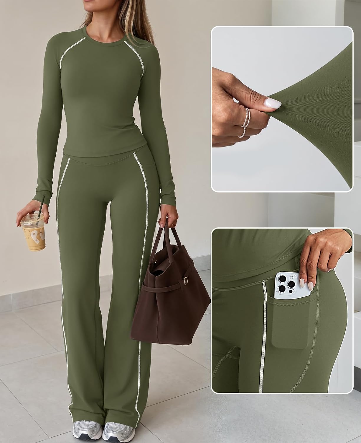 Thumbnail 3 de Rexley Women's Two-Piece Set, Polyester-Spandex Blend