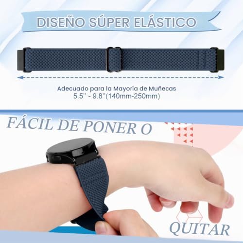 Detalle 2 de Janpso: Correa elástica compatible con Casio F91W y AE--series (18 mm) – ajuste cómodo para todos