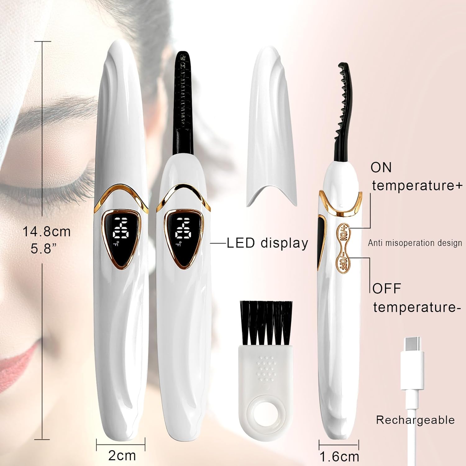Detalle 2 de Tehoi S600 Heated Eyelash Curler