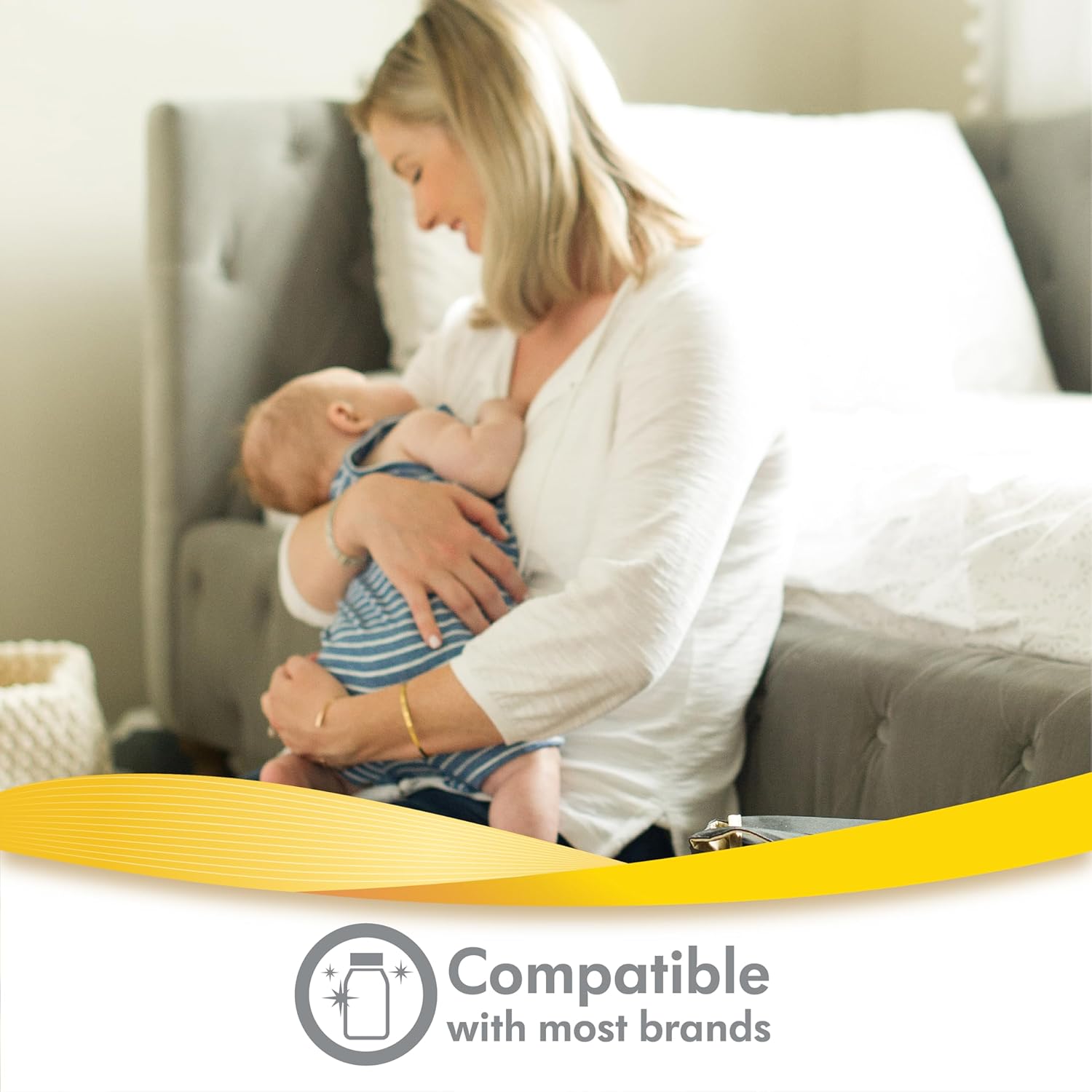 Detalle de Medela Baby Bottler Steriliser: Quick Clean Microwave Bags (Pack of 5) for Breast Shields, Bottles, Teats and More