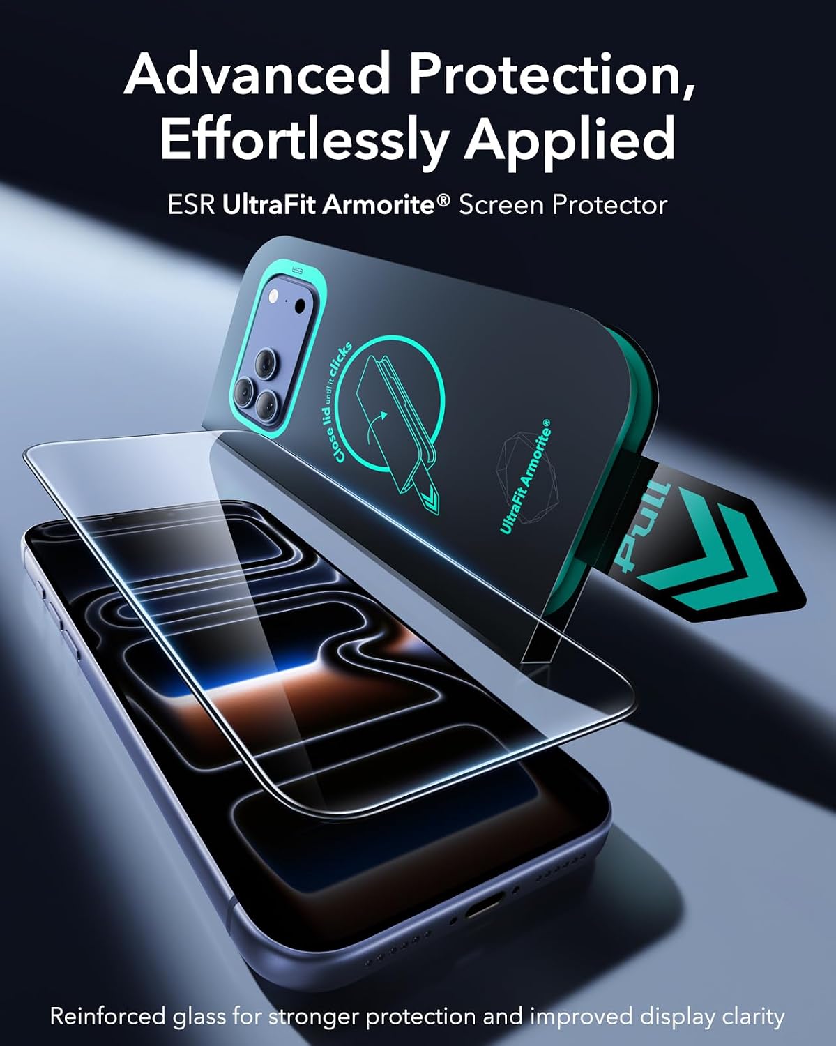 Detalle 2 de ESR 9H+ Glass for iPhone 17 Pro Max