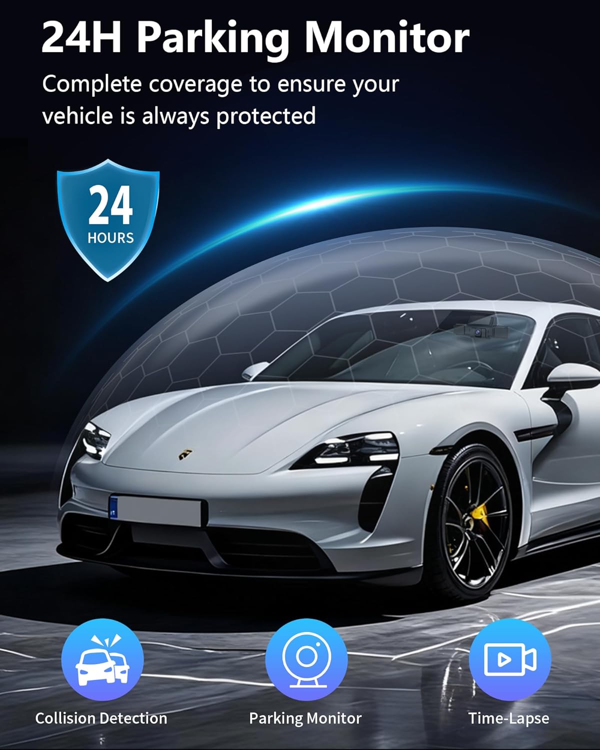 Thumbnail 6 de 4 Channel Dash Cam 360 View with 5G WiFi, GPS & 24H Parking — All-Round Vehicle Protection