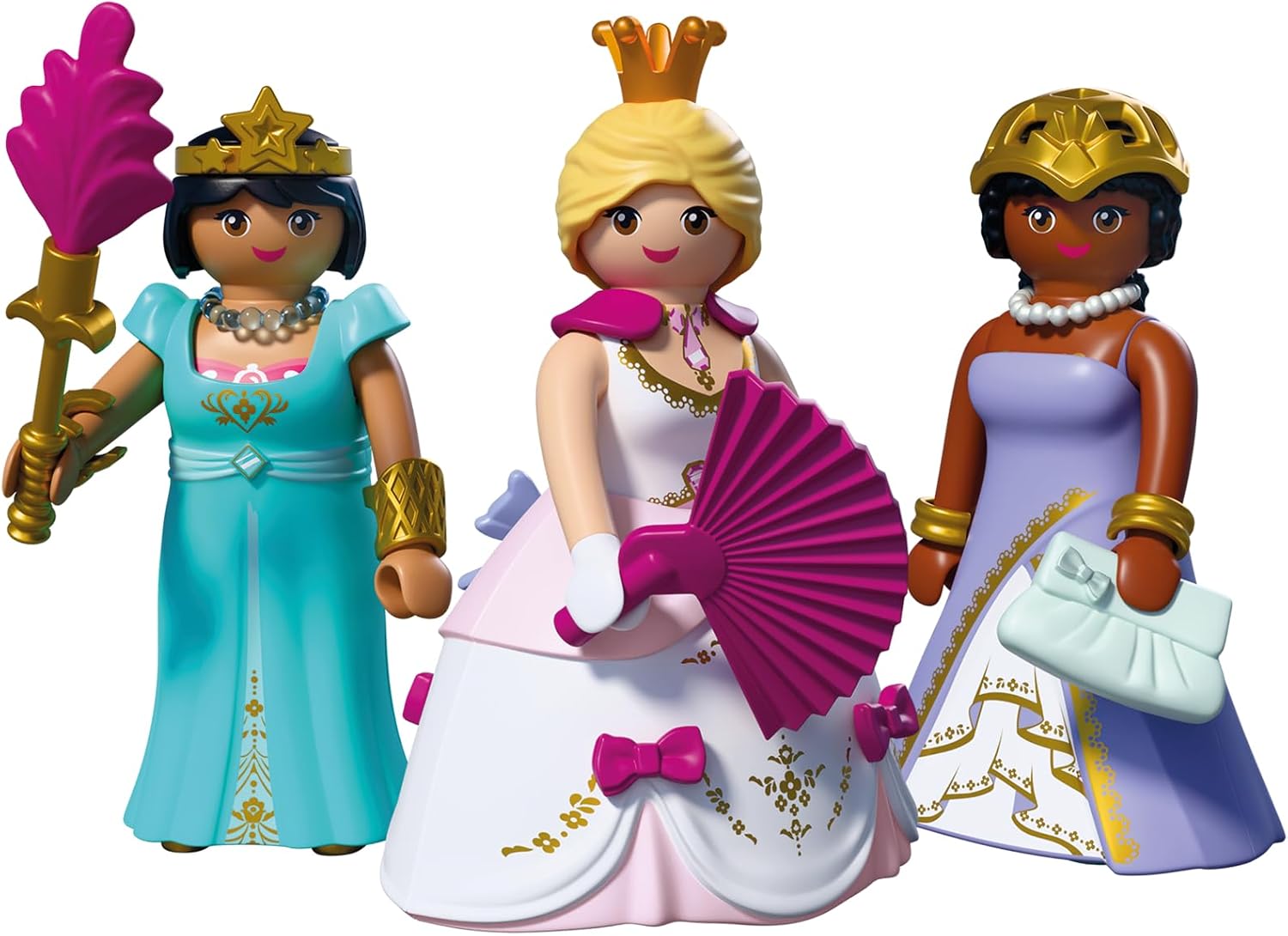Detalle de PLAYMOBIL Princess Tre Principesse (72055) - 3 principesse con vestiti intercambiabili e accessori