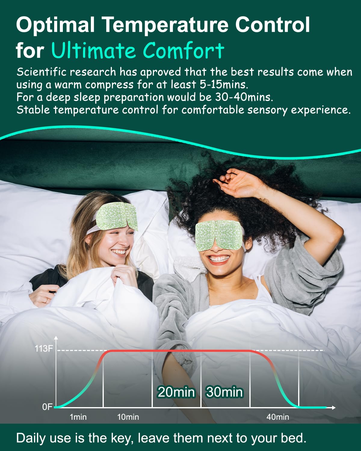 Thumbnail 4 de Steam Eye Masks 16-Pack Self-Heating for Dry Eyes 😴