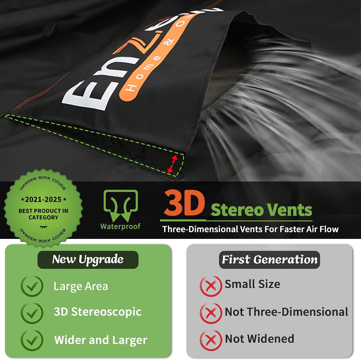 Thumbnail 4 de Enzeno Large Garden Furniture Cover 300×250×100 cm