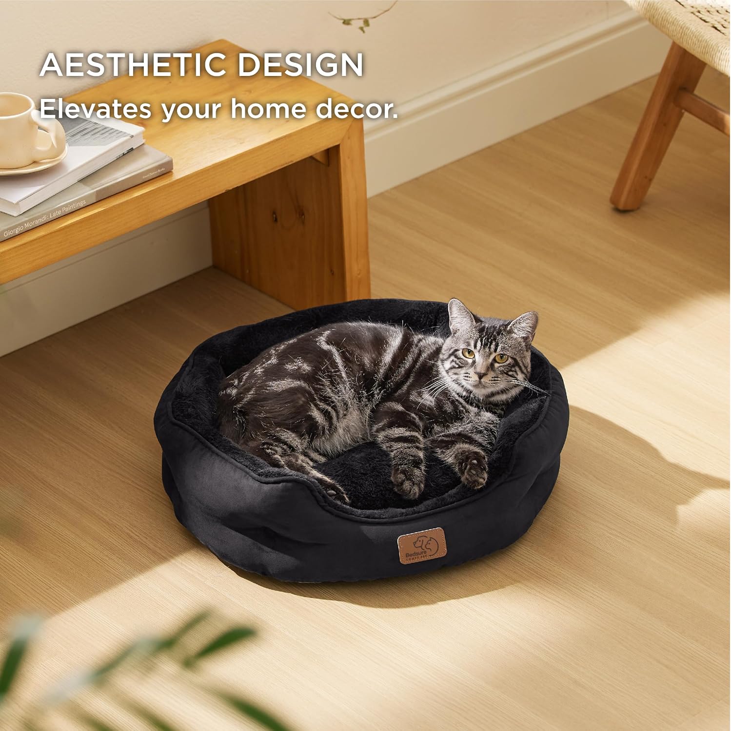 Thumbnail 4 de BEDSURE Katzenbett waschbar 51x48x15 cm