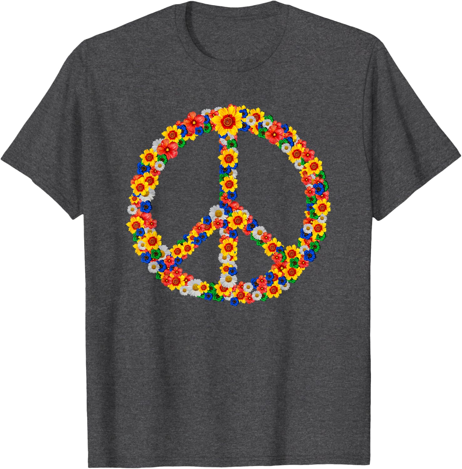 Thumbnail 6 de Peace Love Tenue Hippie Flower Power des années 60 et 70 – T-Shirt