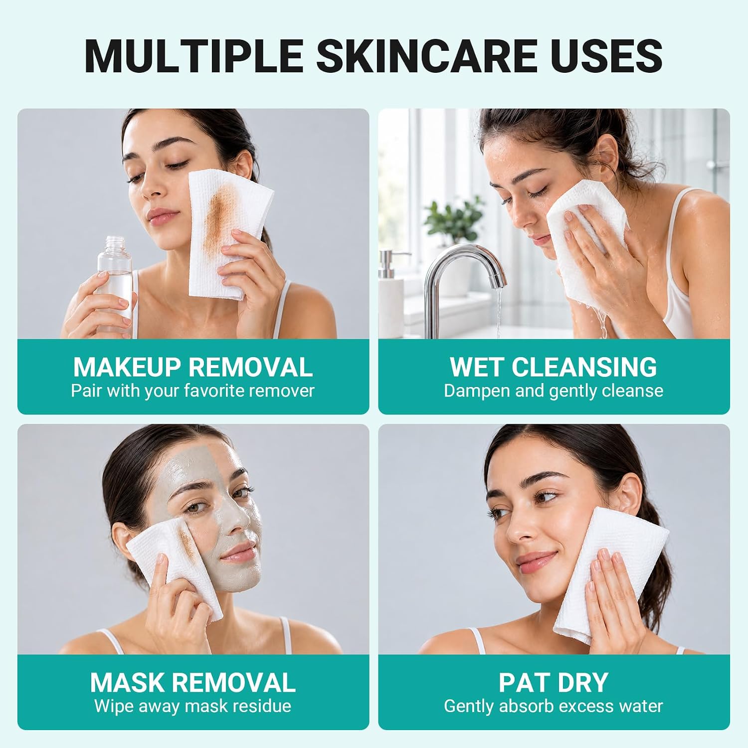 Thumbnail 6 de Disposable Face Towels, 200 Count