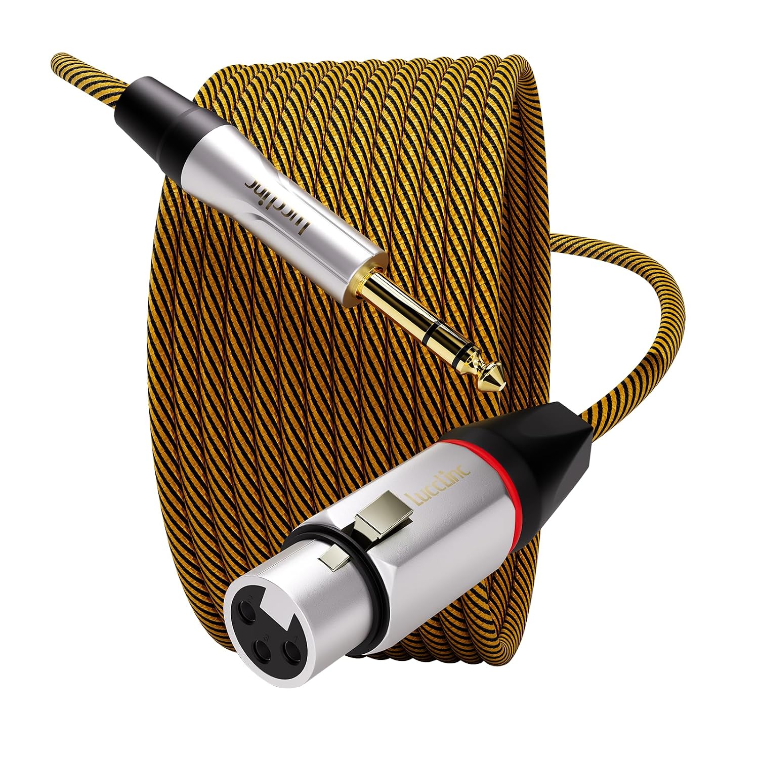 Detalle de LuccLinc Balanced XLR-to-TRS Audio Cable, 10 ft