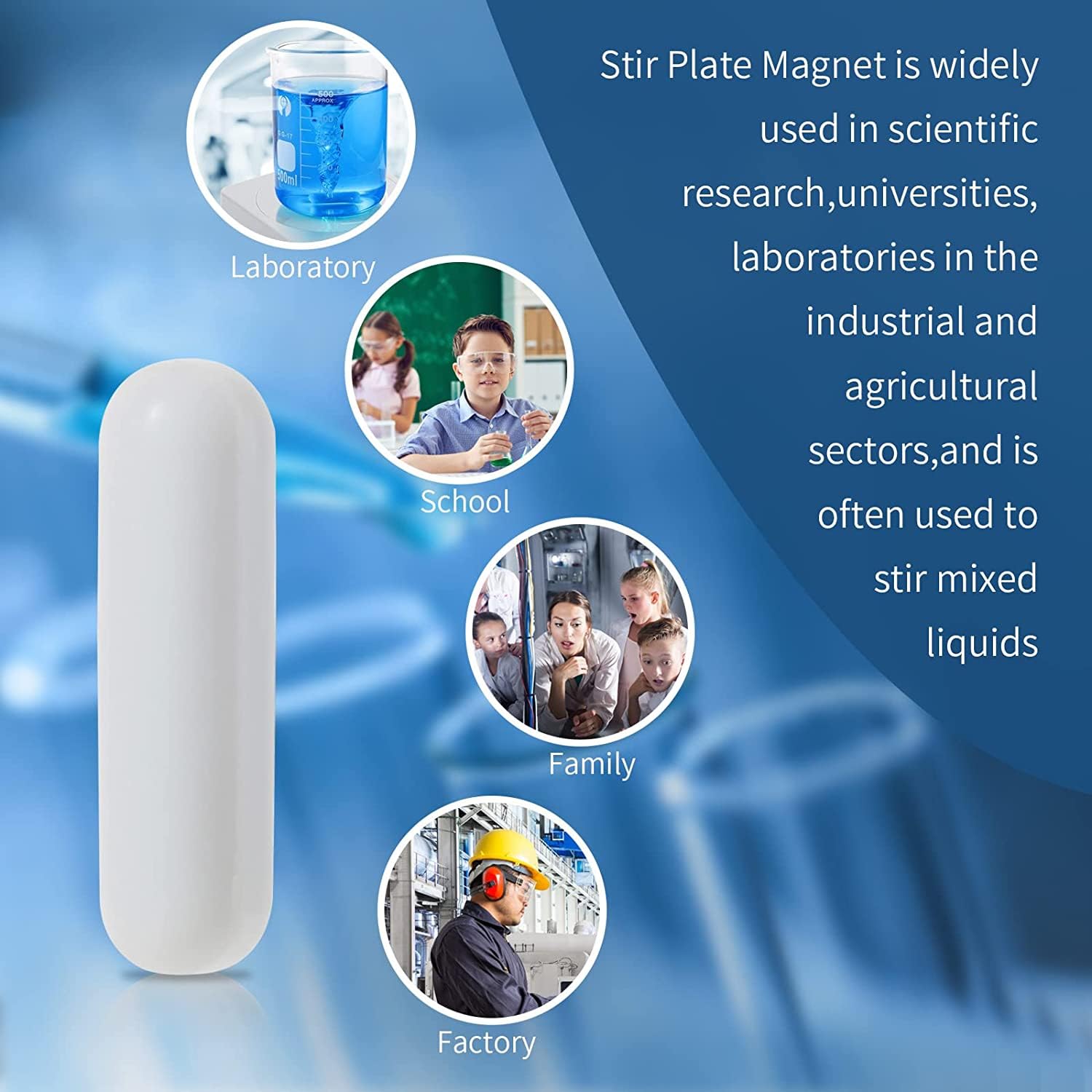 Thumbnail 5 de Magnetic Stir Bars, 30 mm